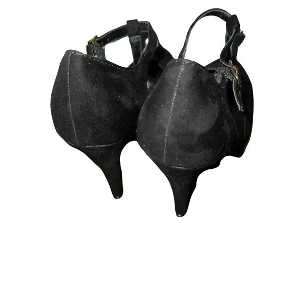 🌸Call it Spring T-Strap‎ Women Black Mesh Insert Heels Size 6.5🌸 - Picture 5 of 9